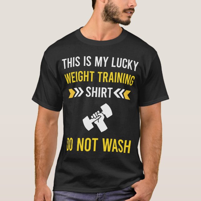 Camisa da Sorte Treinamento com Pesos (Frente)