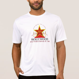 Camisa da tecnologia da maratona de Hollywood meia