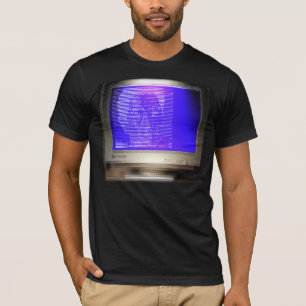 camisa da tela da ARTE da CRT-Tela-camisa ASCII