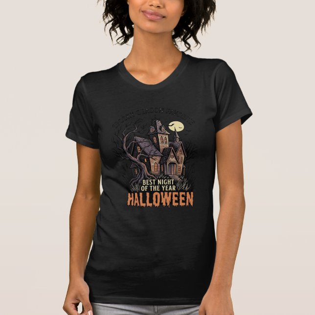 Camisa da Temporada Assustadora Mansão Assombrada  (Frente)