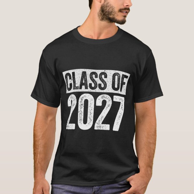 Camisa da turma de 2027 senior 2027 formatura  (Frente)