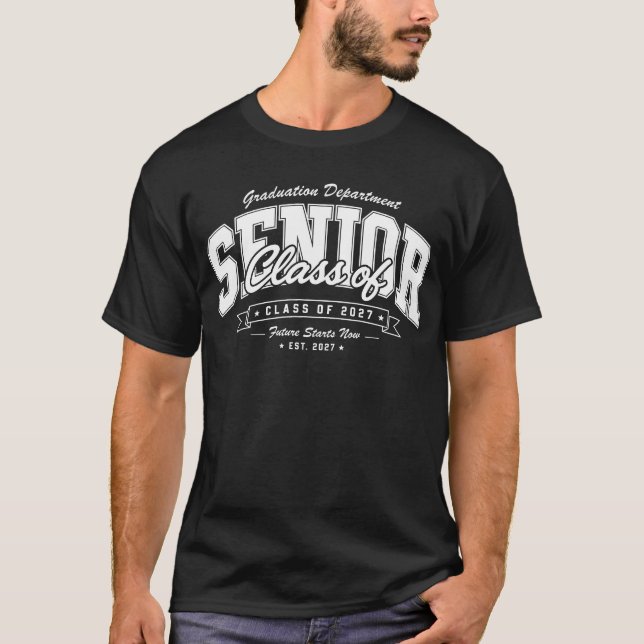 Camisa da turma de formandos de 2027 (Frente)