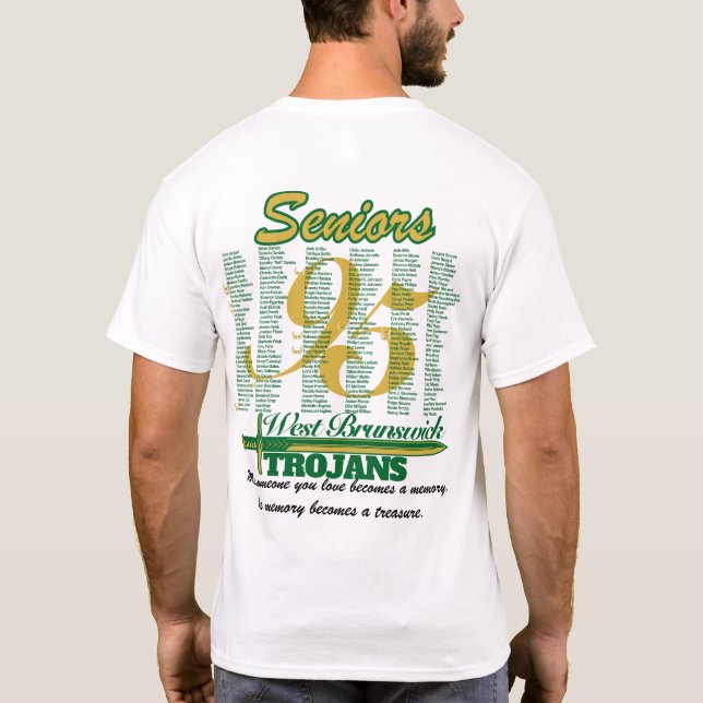 Camisa da Turma dos Trojans Caídos (Verso)