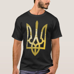 Camisa da Ucrânia Tridente Tryzub Zelensky Militar