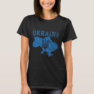 Camisa da Ucrânia Zelensky Ucraniano Tryzub Patrió