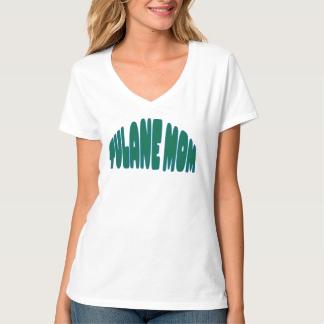 CAMISA DA UNIVERSIDADE TULANE MÃE (Frente)