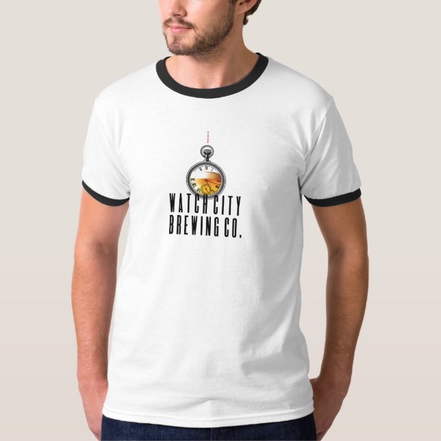 Camisa da velha escola da cerveja inglesa do titã (Frente)