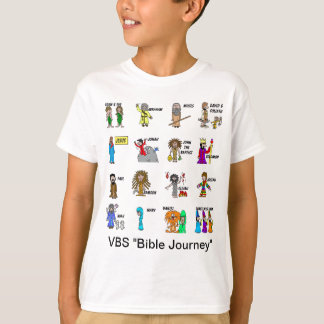 Camisa da viagem da bíblia de VBS para miúdos