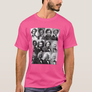 Camisa da Vida de Frederick Douglass-Retro Preto H