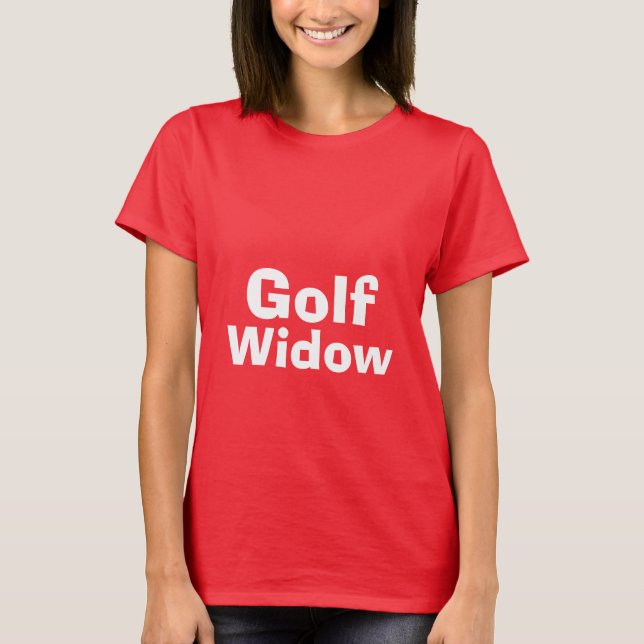 camisa da viúva de golfe (Frente)