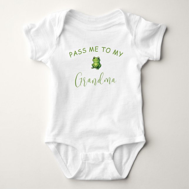 Camisa da Vovó do Bebê (Frente)