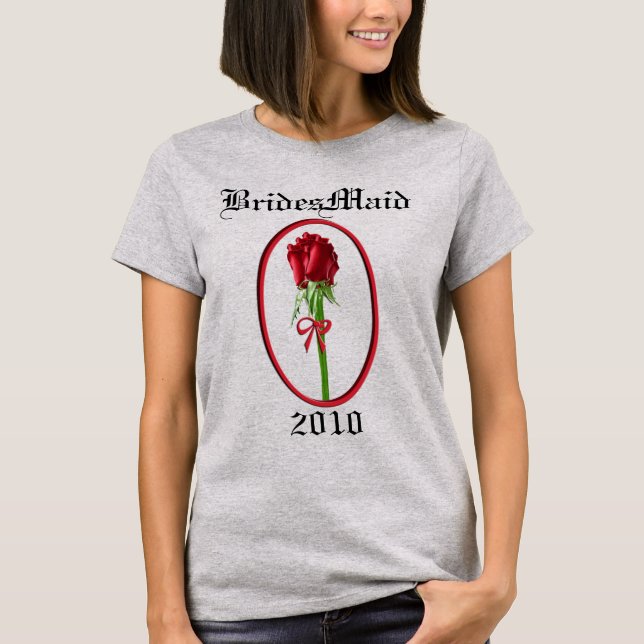 Camisa Damas de Honra Rosas Vermelhas 2010 (Frente)