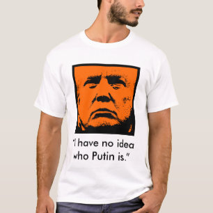 Camisa das citações de Putin do trunfo