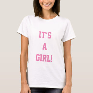 Camisa das citações t é uma menina