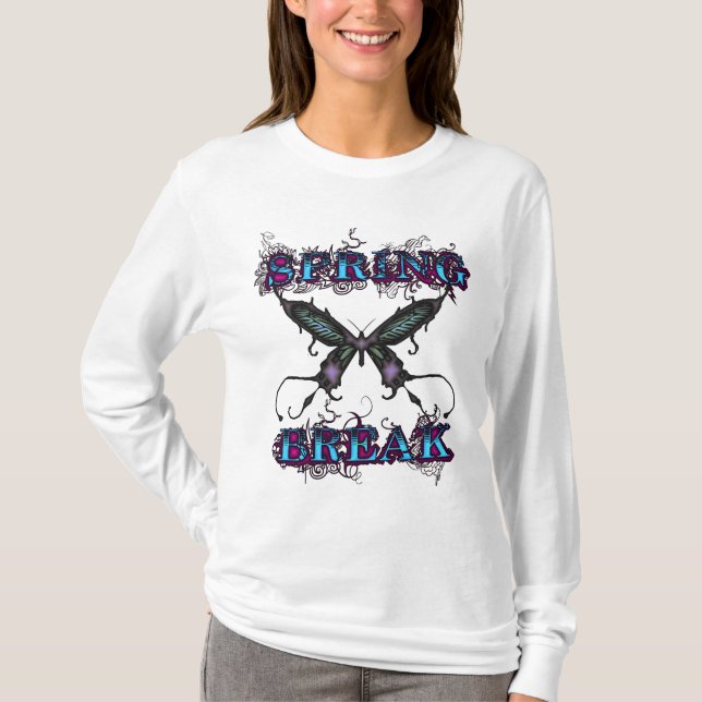 Camisa das férias da primavera (Frente)