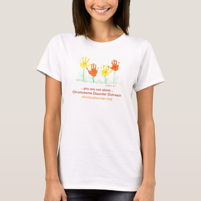 Camisa das flores/handprints de CDO (Frente)
