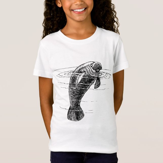 Camisa das garotas de Manatee (Frente)