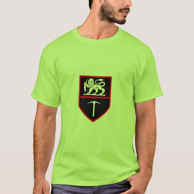 Camisa das insígnias do exército de Rhodesian (Frente)