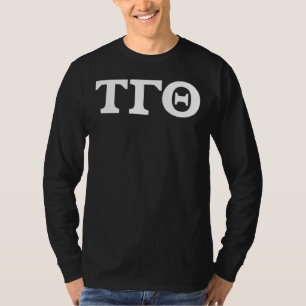 Camisa das Letras Longas de Capa - Preto com Letra