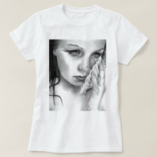 Camisa das marés de água-marinha da sereia