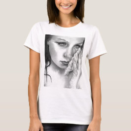 Camisa das marés de água-marinha da sereia