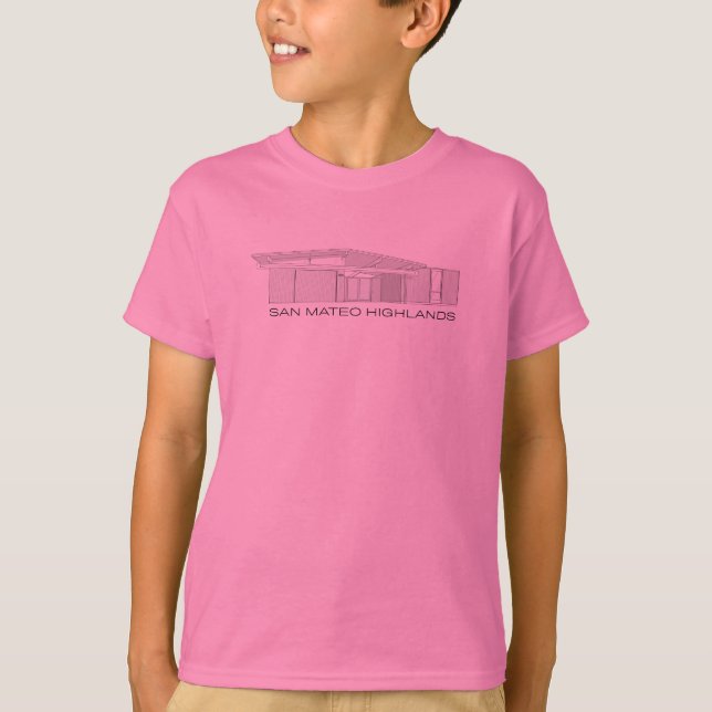 Camisa das meninas de Eichler das montanhas de San (Frente)