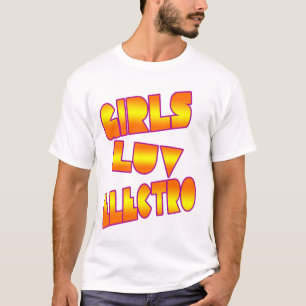 Camisa das meninas do clube de dança 80s do amor