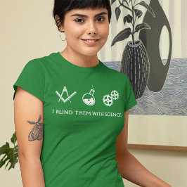 Camisa das mulheres da ciência dos jogos
