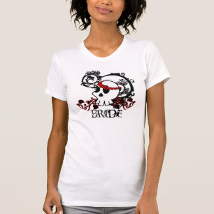 Camisa das Nozes do Crânio Gótica