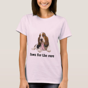 Camisa das senhoras do cancro da mama de Basset