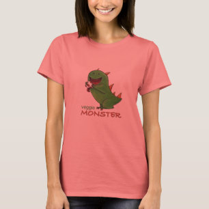 Camisa das senhoras do monstro do vegetariano