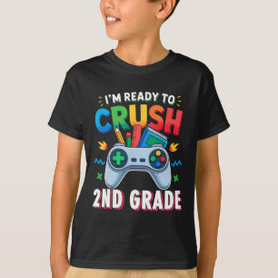 Camisa de 2ª série para meninos Video Game Volta à