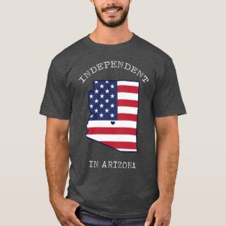 Camisa de 4 de julho do Dia de Independência da ar