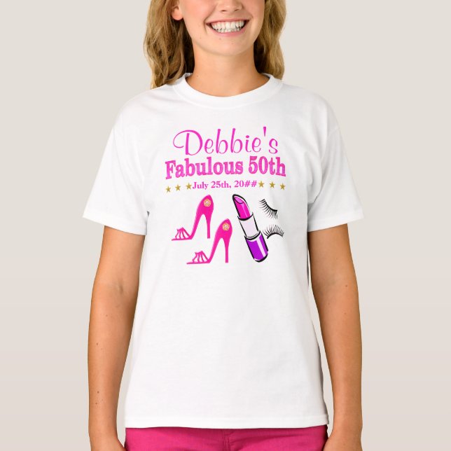 CAMISA DE 50 DIVA T FABULOSA PERSONALIZADA (Frente)