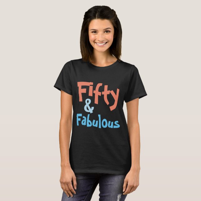 Camisa de 50 e 50 anos fabulosa (Frente Completa)