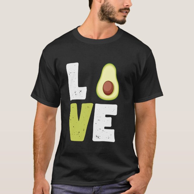Camisa de abacate para mulheres, Abacate para meni (Frente)