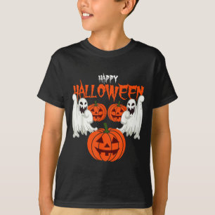 camisa de abóbora de Halloween outono fantasma