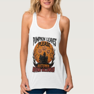 Camisa de Abóbora de Outono Com Folhas de Outono A