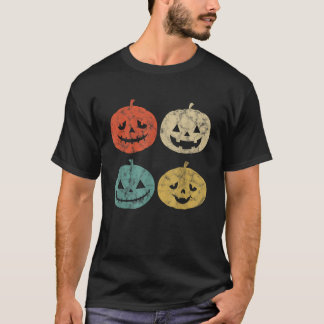 Camisa De Abóbora Vintage JackOLanterna Pumpkin H