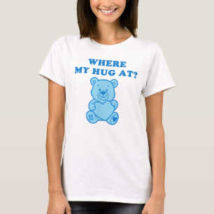 Camisa de Abraço de Urso Teddy Azul – Presente Div