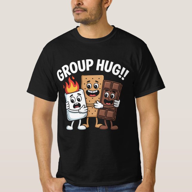 Camisa de Acampamento com Vibes de S'mores em Volt (Frente)
