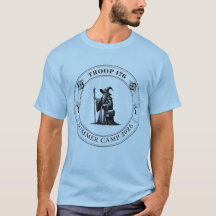 Camisa de Acampamento Verão 2026 - Logotipo Fronta