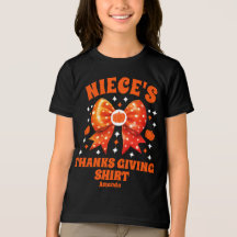 Camisa de Ação de Graças da sobrinha personalizada