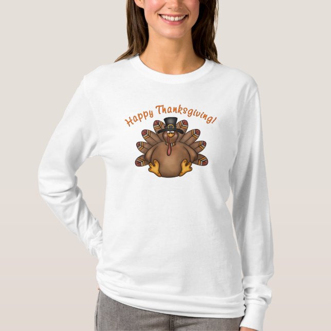 Camisa de Ação de Graças das Mulheres (Frente)