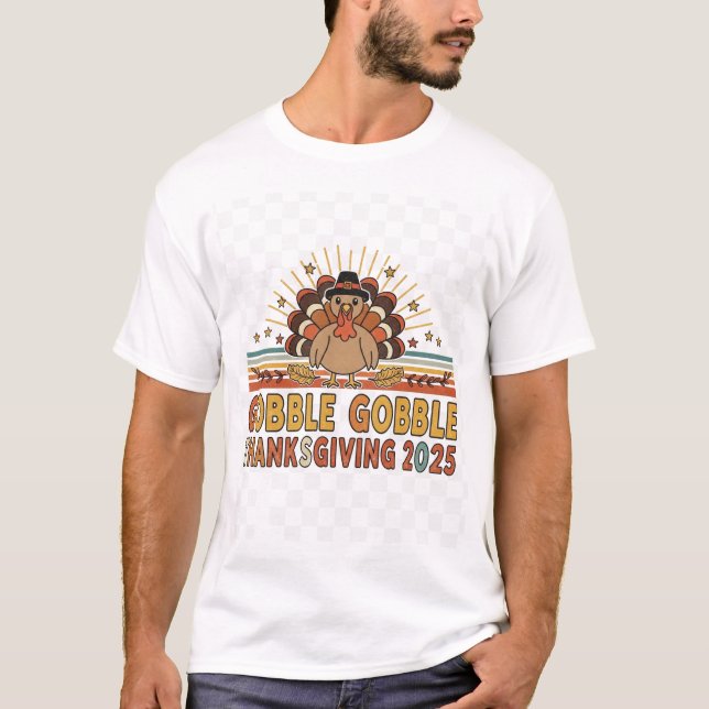 Camisa de Ação de Graças Gobble 2025 (Frente)