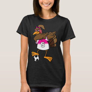 Camisa de Ação de Graças Peru Para Meninas Futebol