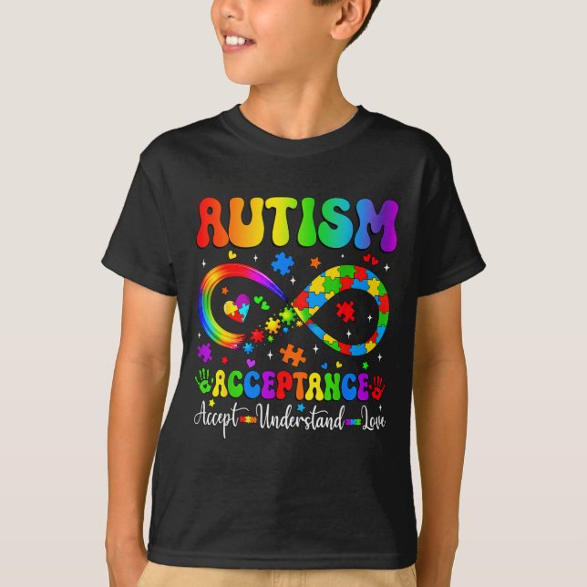 Camisa de Aceitação Conscientização do Autismo Sím (Frente)