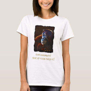 Camisa de adeptos da vida selvagem de Orangutanos