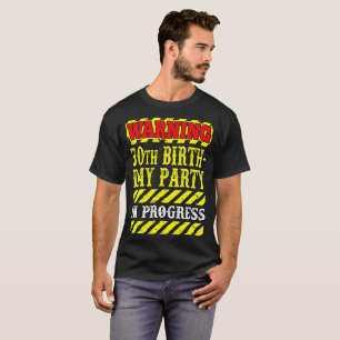 Camisa de advertência da carga do progresso do