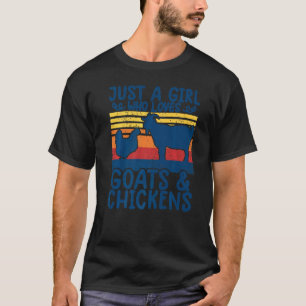Camisa de Agricultura de Cabra Menina Para Meninas